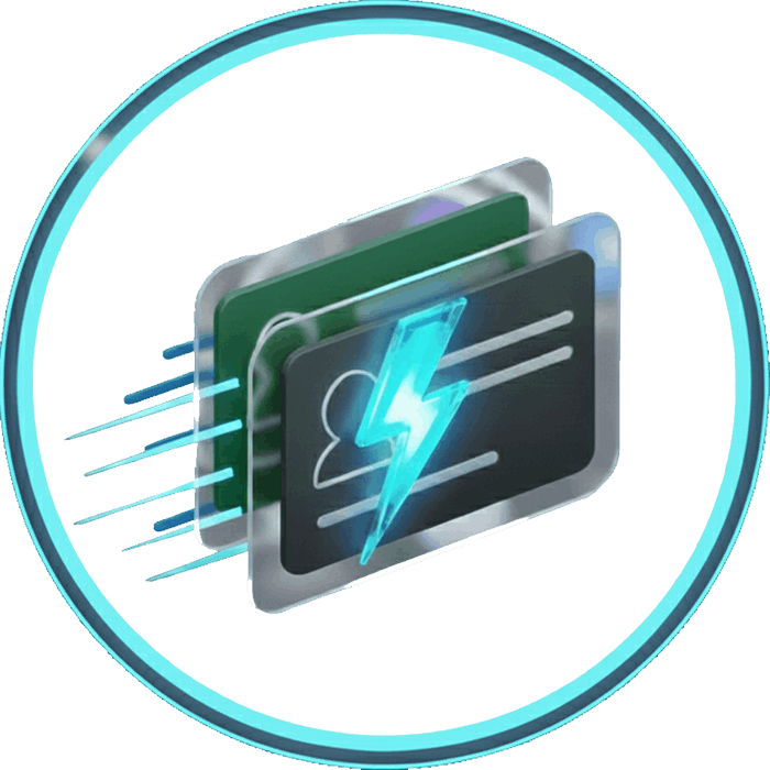 TurboCard floating orb